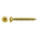 Spax Universalschraube 4,5 x 45 mm Senkkopf Kreuzschlitz Z Vollgewinde 4CUT YELLOX A2L