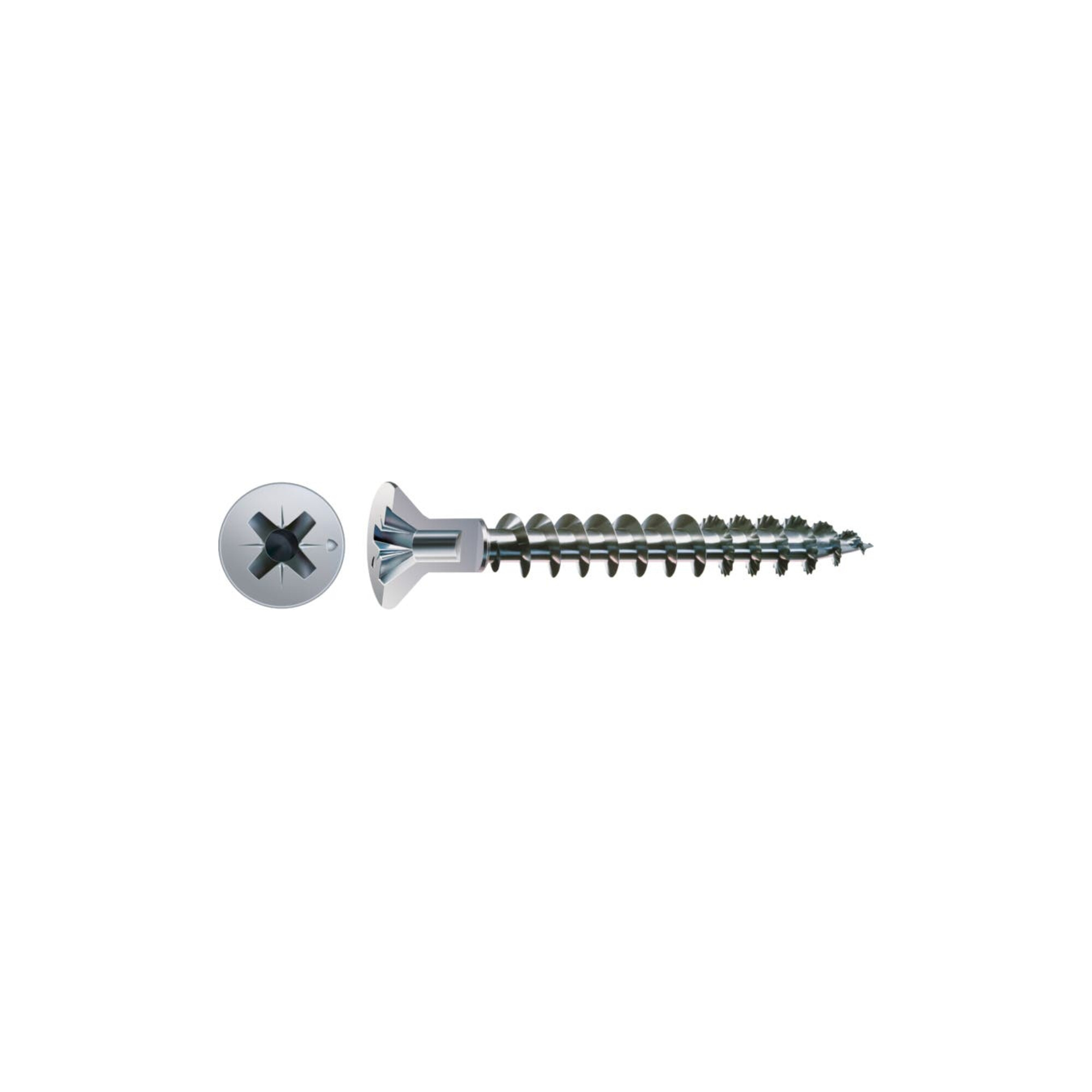 Spax Universalschraube 4,5 x 45 mm Senkkopf Kreuzschlitz Z Vollgewinde S-Spitze WIROX A3J