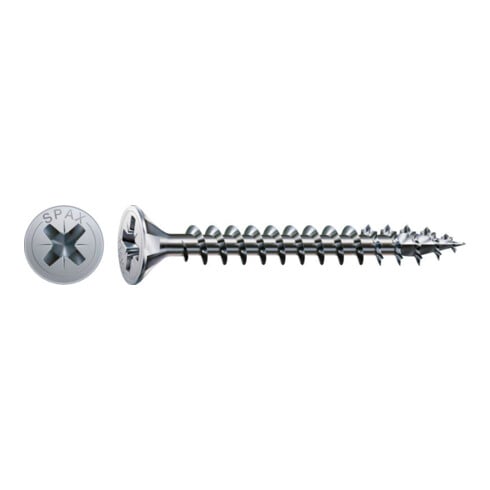 Spax Universalschraube 4,5 x 50 mm Senkkopf Kreuzschlitz Z Vollgewinde 4CUT WIROX A3J