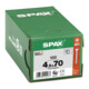 Spax Universalschraube 4,5 x 70 mm Senkkopf T-STAR plus Vollgewinde 4CUT WIROX A3J