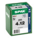Spax Universalschraube 4 x 12 mm Senkkopf Kreuzschlitz Z Vollgewinde 4CUT WIROX A3J