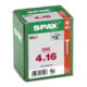 Spax Universalschraube 4 x 16 mm Halbrundkopf T-STAR plus Vollgewinde 4CUT WIROX A3J