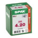Spax Universalschraube 4 x 20 mm Halbrundkopf T-STAR plus Vollgewinde 4CUT WIROX A3J