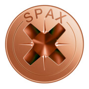 Spax Universalschraube 4 x 20 mm Senkkopf Kreuzschlitz Z Vollgewinde 4CUT Brüniert C1A-2