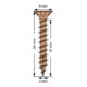 Spax Universalschraube 4 x 20 mm Senkkopf Kreuzschlitz Z Vollgewinde 4CUT Brüniert C1A