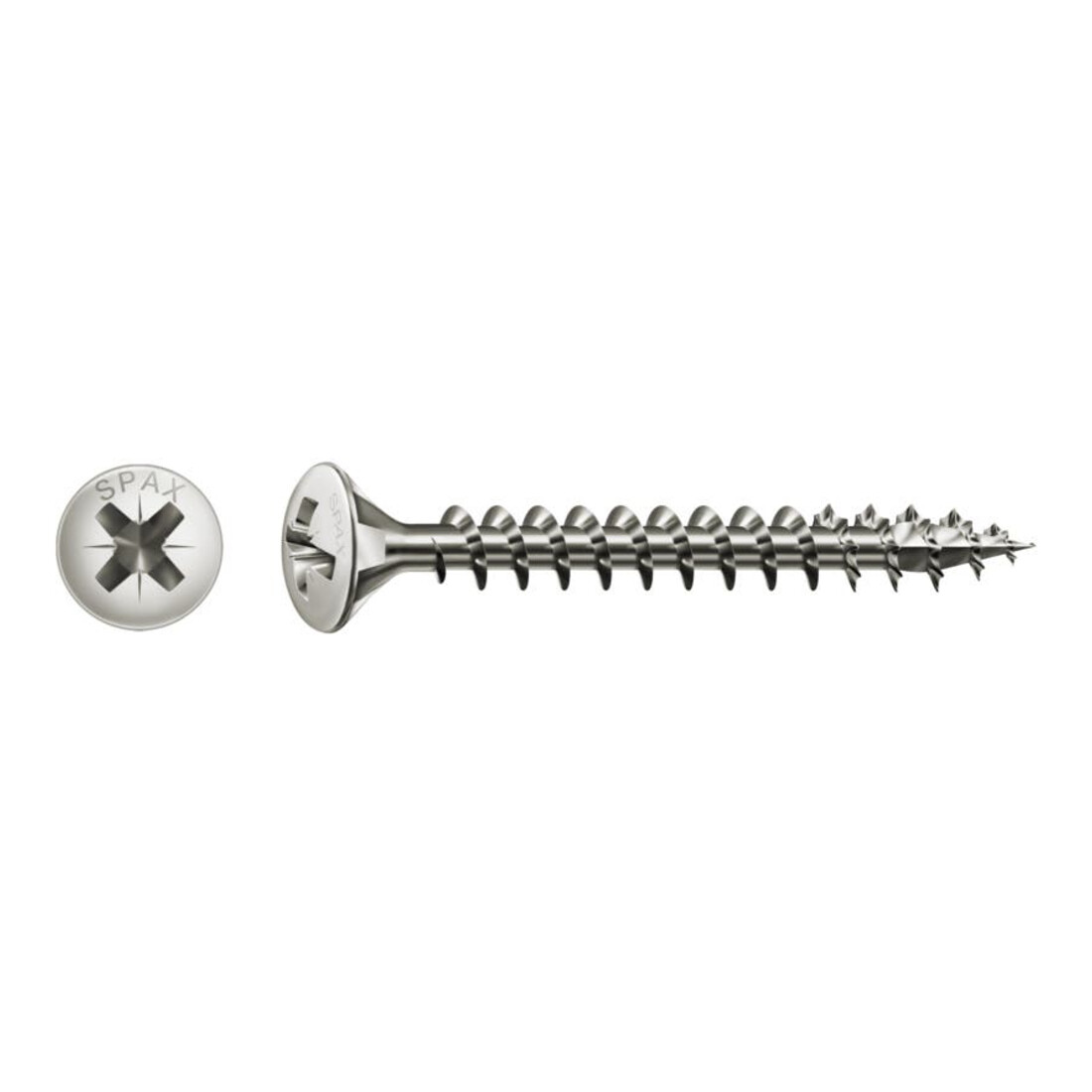 Spax Universalschraube 4 x 25 mm LinsenSenkkopf Kreuzschlitz Z Vollgewinde 4CUT