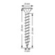 Spax Universalschraube 4 x 25 mm LinsenSenkkopf Kreuzschlitz Z Vollgewinde 4CUT