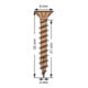 Spax Universalschraube 4 x 25 mm Senkkopf Kreuzschlitz Z Vollgewinde 4CUT Brüniert C1A