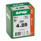 Spax Universalschraube 4 x 25 mm Senkkopf T-STAR plus Vollgewinde 4CUT WIROX A3J