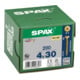 Spax Universalschraube 4 x 30 mm Senkkopf Kreuzschlitz Z Vollgewinde 4CUT YELLOX A2L