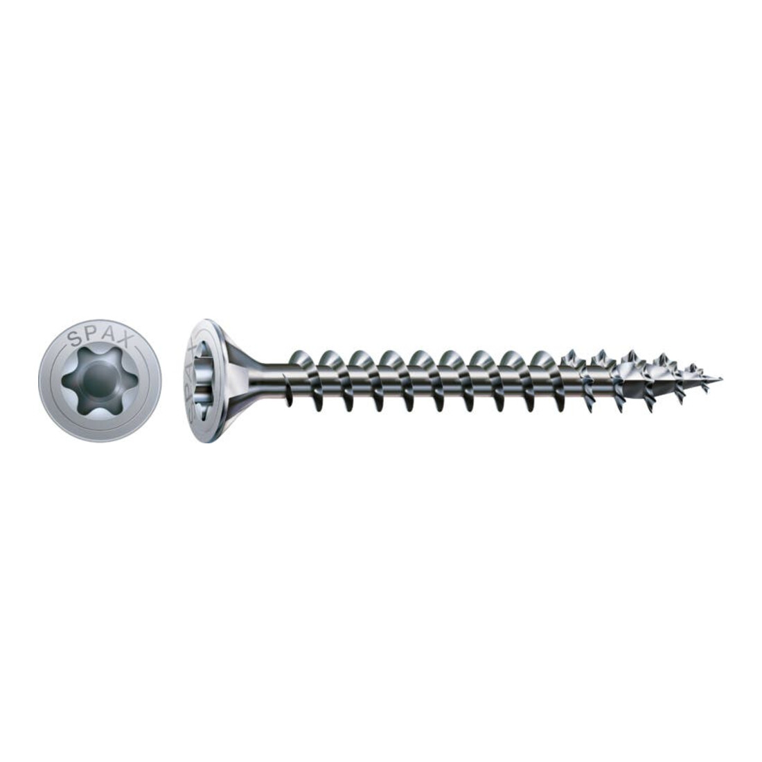 Spax Universalschraube 4 x 30 mm Senkkopf T-STAR plus Vollgewinde 4CUT WIROX A3J
