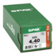 Spax Universalschraube 4 x 40 mm Senkkopf T-STAR plus Teilgewinde 4CUT WIROX A3J