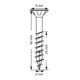 Spax Universalschraube 4 x 40 mm Senkkopf T-STAR plus Teilgewinde 4CUT WIROX A3J