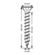 Spax Universalschraube 4 x 40 mm Senkkopf T-STAR plus Vollgewinde 4CUT WIROX A3J