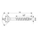 Spax Universalschraube 4 x 45 mm Senkkopf T-STAR plus Teilgewinde 4CUT WIROX A3J