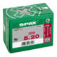 Spax Universalschraube 5 x 20 mm Halbrundkopf T-STAR plus Vollgewinde 4CUT WIROX A3J