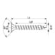 Spax Universalschraube 5 x 20 mm Senkkopf T-STAR plus Vollgewinde 4CUT WIROX A3J