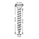 Spax Universalschraube 5 x 25 mm Senkkopf T-STAR plus Vollgewinde 4CUT WIROX A3J