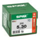 Spax Universalschraube 5 x 30 mm Senkkopf T-STAR plus Teilgewinde 4CUT WIROX A3J