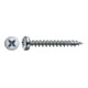 Spax Universalschraube 5 x 45 mm Halbrundkopf Kreuzschlitz Z Vollgewinde 4CUT WIROX A3J