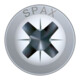 Spax Universalschraube 5 x 60 mm Rückwandkopf Kreuzschlitz Z Vollgewinde 4CUT WIROX A3J