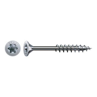 Spax Universalschraube 5 x 60 mm Senkkopf T-STAR plus Teilgewinde 4CUT WIROX A3J