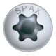 Spax Universalschraube 6 x 100 mm Halbrundkopf T-STAR plus Teilgewinde 4CUT WIROX A3J