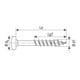 Spax Universalschraube 6 x 100 mm Halbrundkopf T-STAR plus Teilgewinde 4CUT WIROX A3J