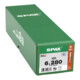 Spax Universalschraube 6 x 280 mm Senkkopf T-STAR plus Teilgewinde 4CUT Galvanisch blank verzinkt A2J