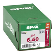 Spax Universalschraube 6 x 50 mm Halbrundkopf T-STAR plus Vollgewinde 4CUT WIROX A3J-5