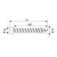 Spax Vis à bois 6 x 100 mm tête cylindrique T-STAR plus filetage complet 4CUT WIROX P3J
