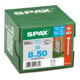 Spax Vis à poteau 8 x 50 mm Tête centrée T-STAR plus Filetage complet Pointe CUT Inox anti-rouille