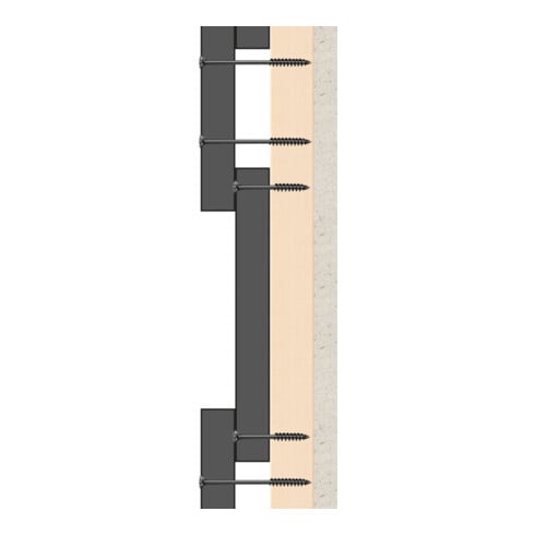 Spax Vis à tête fraisée nervurée A2 4,5x50 T-STAR PLUS T20 TG CUT 200 pcs BLAX