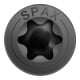 Spax Vis à tête fraisée T-STAR+ 3,5 x 40 Noir zingué HP