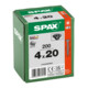 Spax Vis à tête fraisée T-STAR+ 4,0 x 20 Noir zingué HP
