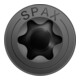 Spax Vis à tête fraisée T-STAR+ 4,5 x 20 noir zingué HP