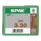 Spax Vis pour panneau arrière 3 x 30 sans tête T-STAR PLUS T10 VG-1