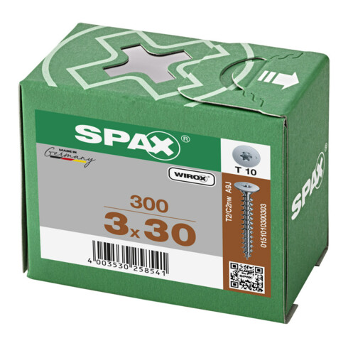 Spax Vis pour panneau arrière 3 x 30 sans tête T-STAR PLUS T10 VG
