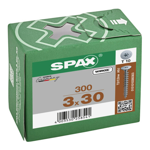 Spax Vis pour panneau arrière 3 x 30 sans tête T-STAR PLUS T10 VG