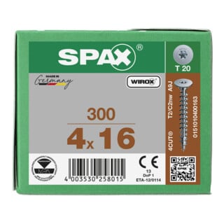 Spax Vis pour panneau arrière 4 x 16 sans tête T-STAR PLUS T10 VG