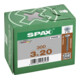 Spax Vis pour paroi arrière 3 x 20 sans tête T-STAR PLUS T10 VG-4