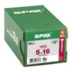 Spax Vis universelle 5 x 16 mm Tête demi-ronde T-STAR plus filetage complet 4CUT WIROX A3J
