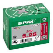 Spax Vis universelle 5 x 25 mm Tête demi-rond T-STAR plus Filetage complet 4CUT WIROX A3J-5