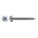 Spax Vis universelle 5 x 45 mm Tête demi-ronde Pozidriv Z Filetage complet 4CUT WIROX A3J