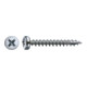 Spax Vis universelle 5 x 50 mm Tête demi-ronde Pozidriv Z Filetage total 4CUT WIROX A3J