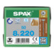 Spax WIROX Tête de disque 8 x 220 T-STAR PLUS T30 TG 4 Cut-1