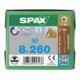 Spax WIROX Tête de disque 8 x 260 T-STAR PLUS T30 TG 4 Cut-1