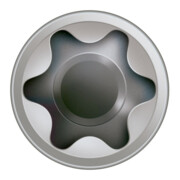 Spax Zylinderkopf T-STAR+ 5,0x50/22,5 A2 Fixgewinde-2
