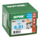 Spax Zylinderkopf T-STAR+ 5,0x51 für Alu UK bis 27 mm Deckbrett