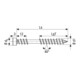 Spax Zylinderkopf T-STAR+ 5,0x60/27,5 A2 Fixgewinde